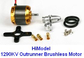 1290KV Outrunner Brushless Motor