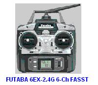 FUTABA 6EX-2.4G 6-Ch FASST